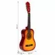Chitara din lemn cu 6 corzi pentru copii, 86 cm, Ecotoys HX18026-34N Chitara din lemn cu 6 corzi pentru copii, 86 cm, Ecotoys HX18026-34N