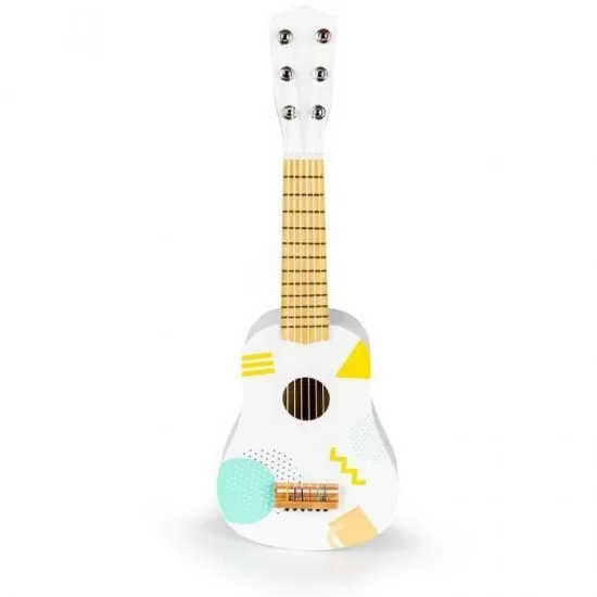 Chitara din lemn pentru copii cu 6 corzi Ecotoys Chitara din lemn pentru copii cu 6 corzi Ecotoys