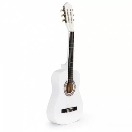 Chitara din lemn pentru copii cu 6 corzi Ecotoys HX18022-30, 76 X 28 cm - Alb Chitara din lemn pentru copii cu 6 corzi Ecotoys HX18022-30, 76 X 28 cm - Alb