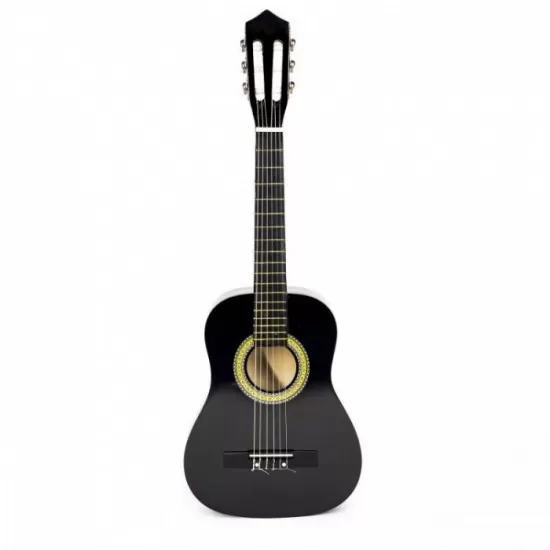 Chitara din lemn pentru copii cu 6 corzi Ecotoys HX18026-34, 86 X 31 cm - Negru Chitara din lemn pentru copii cu 6 corzi Ecotoys HX18026-34, 86 X 31 cm - Negru