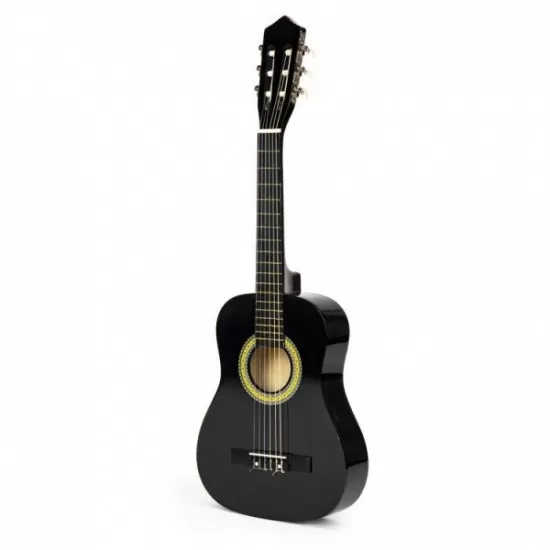 Chitara din lemn pentru copii cu 6 corzi Ecotoys HX18026-34, 86 X 31 cm - Negru Chitara din lemn pentru copii cu 6 corzi Ecotoys HX18026-34, 86 X 31 cm - Negru
