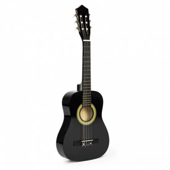 Chitara din lemn pentru copii cu 6 corzi Ecotoys HX18026-34, 86 X 31 cm - Negru Chitara din lemn pentru copii cu 6 corzi Ecotoys HX18026-34, 86 X 31 cm - Negru