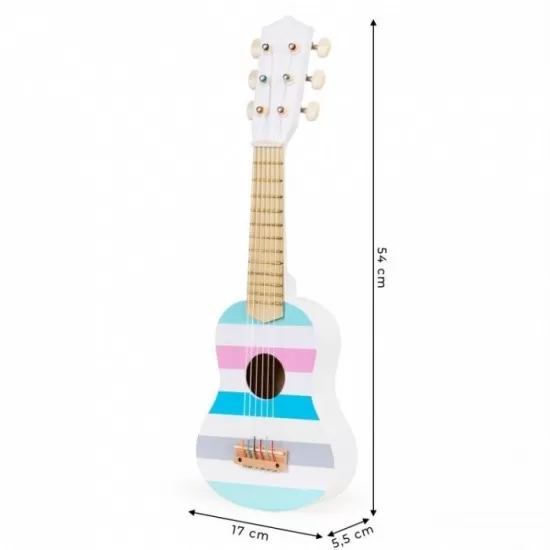 Chitara din lemn pentru copii Ecotoys Chitara din lemn pentru copii Ecotoys