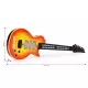 Chitara electrica pentru copii cu 8 melodii si LED-uri Ecotoys HC566237 Chitara electrica pentru copii cu 8 melodii si LED-uri Ecotoys HC566237