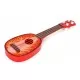 Chitara ukulele pentru copii cu 4 corzi Ecotoys MJ030 - Capsuna Chitara ukulele pentru copii cu 4 corzi Ecotoys MJ030 - Capsuna