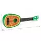 Chitara ukulele pentru copii cu 4 corzi Ecotoys MJ030 - Pepene Chitara ukulele pentru copii cu 4 corzi Ecotoys MJ030 - Pepene