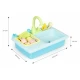 Chiuveta pentru copii cu 12 accesorii incluse Ecotoys albastru Chiuveta pentru copii cu 12 accesorii incluse Ecotoys albastru
