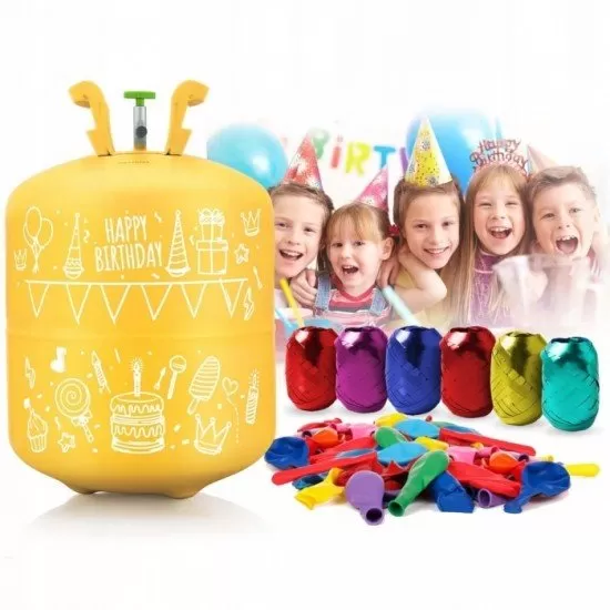 Cilindru cu heliu 0.42 m3 cu 50 de baloane si 60m panglica Ricokids 799100 Cilindru cu heliu 0.42 m3 cu 50 de baloane si 60m panglica Ricokids 799100