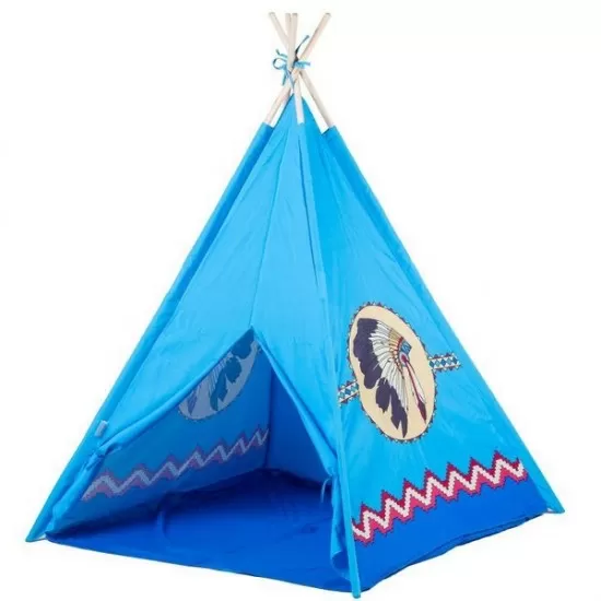 Cort de indieni Ecotoys - Albastru Cort de indieni Ecotoys - Albastru