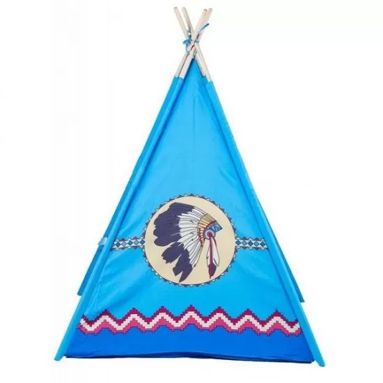 Cort de indieni Ecotoys - Albastru Cort de indieni Ecotoys - Albastru