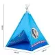 Cort de indieni Ecotoys - Albastru Cort de indieni Ecotoys - Albastru