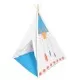 Cort de indieni Ecotoys - Alb Cort de indieni Ecotoys - Alb