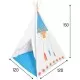 Cort de indieni Ecotoys - Alb Cort de indieni Ecotoys - Alb