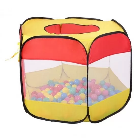 Cort de joaca Ecotoys cu 100 de bile Cort de joaca Ecotoys cu 100 de bile