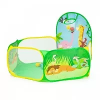 Cort de joaca Jungla cu 50 de bile multicolore Ecotoys