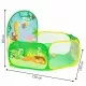 Cort de joaca Jungla cu 50 de bile multicolore Ecotoys Cort de joaca Jungla cu 50 de bile multicolore Ecotoys