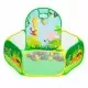 Cort de joaca Jungla cu 50 de bile multicolore Ecotoys Cort de joaca Jungla cu 50 de bile multicolore Ecotoys