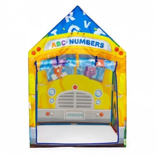 Cort de joaca pentru copii Autobuzul Vesel Ecotoys Cort de joaca pentru copii Autobuzul Vesel Ecotoys