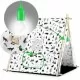 Cort de joaca pentru copii cu 2 pernite si lampa tip bec suspendat Ricokids 107 x 116 x 110 cm - Alb Cort de joaca pentru copii cu 2 pernite si lampa tip bec suspendat Ricokids 107 x 116 x 110 cm - Alb