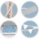 Cort de joaca pentru copii cu ghirlanda, 3 pernite si lampa LED norisor Ricokids 120 x 120 x 165 cm - Gri Cort de joaca pentru copii cu ghirlanda, 3 pernite si lampa LED norisor Ricokids 120 x 120 x 165 cm - Gri