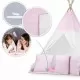 Cort de joaca pentru copii cu ghirlanda, 3 pernite si lampa LED unicorn Ricokids 120 x 120 x 165 cm - Roz Cort de joaca pentru copii cu ghirlanda, 3 pernite si lampa LED unicorn Ricokids 120 x 120 x 165 cm - Roz