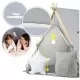 Cort de joaca pentru copii cu lampa si 2 pernite Nukido 107 x 116 x 110 cm - Gri Cort de joaca pentru copii cu lampa si 2 pernite Nukido 107 x 116 x 110 cm - Gri