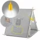 Cort de joaca pentru copii cu lampa si 2 pernite Nukido 107 x 116 x 110 cm - Gri Cort de joaca pentru copii cu lampa si 2 pernite Nukido 107 x 116 x 110 cm - Gri