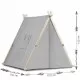 Cort de joaca pentru copii cu lampa si 2 pernite Nukido 107 x 116 x 110 cm - Gri Cort de joaca pentru copii cu lampa si 2 pernite Nukido 107 x 116 x 110 cm - Gri