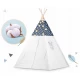 Cort de joaca pentru copii cu lumini si 3 pernite Nukido 120 x 120 x 165 cm - Bleumarin Cort de joaca pentru copii cu lumini si 3 pernite Nukido 120 x 120 x 165 cm - Bleumarin