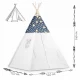 Cort de joaca pentru copii cu lumini si 3 pernite Nukido 120 x 120 x 165 cm - Bleumarin Cort de joaca pentru copii cu lumini si 3 pernite Nukido 120 x 120 x 165 cm - Bleumarin