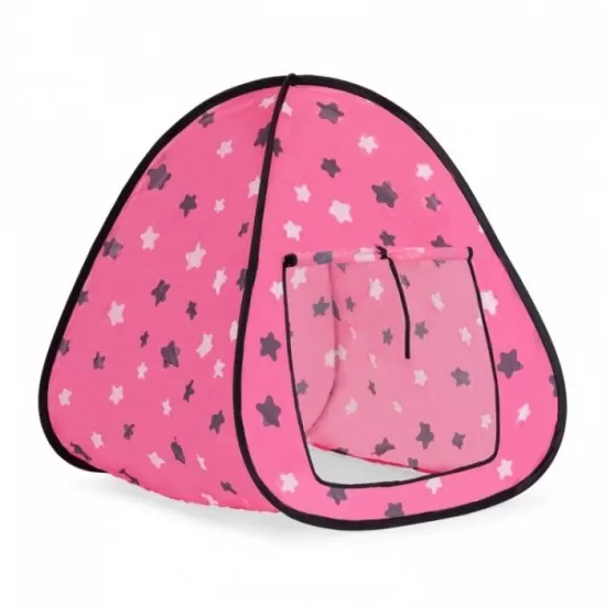 Cort de joaca pentru copii Ecotoys 8230 - Stelute roz Cort de joaca pentru copii Ecotoys 8230 - Stelute roz