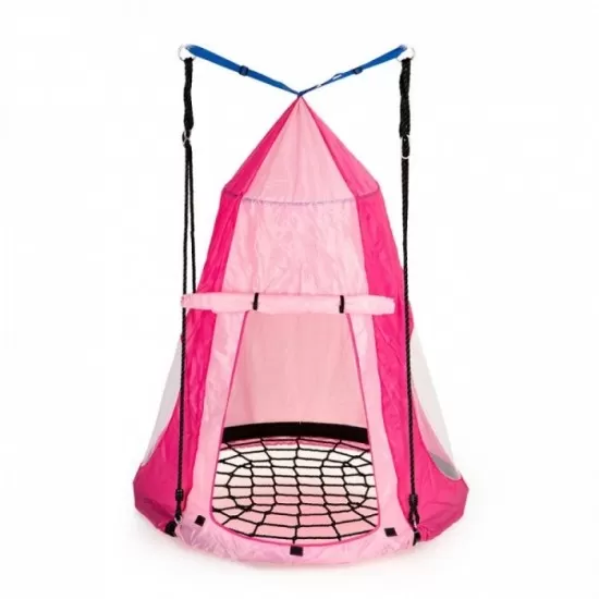 Cort de joaca pentru leagan Ecotoys B-TNT01 - Roz Cort de joaca pentru leagan Ecotoys B-TNT01 - Roz