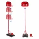 Cos de baschet pentru copii cu minge inclusa si inaltime reglabila Ecotoys HC629422 Cos de baschet pentru copii cu minge inclusa si inaltime reglabila Ecotoys HC629422
