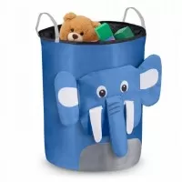Cos mare pentru depozitarea jucariilor Nukido - Elefant albastru