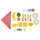 Cosulet din lemn XXL cu accesorii pentru picnic Ecotoys Cosulet din lemn XXL cu accesorii pentru picnic Ecotoys