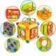 Cub educational cu blocuri, sunete si diverse activitati Ricokids RK-747 Cub educational cu blocuri, sunete si diverse activitati Ricokids RK-747
