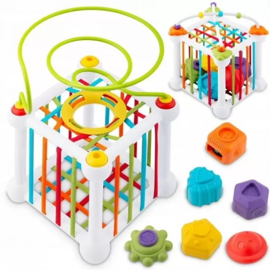 Cub educational cu diverse forme Ricokids RK-759 Cub educational cu diverse forme Ricokids RK-759