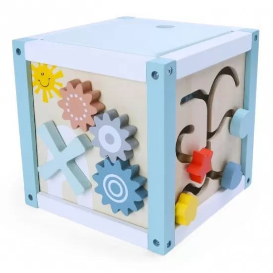 Cub educational din lemn 1020 Ecotoys