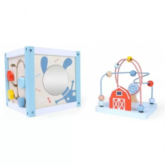 Cub educational din lemn 1020 Ecotoys