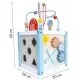 Cub educational din lemn 1020 Ecotoys