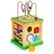 Cub educational din lemn cu tabla Ecotoys HM015473 Cub educational din lemn cu tabla Ecotoys HM015473