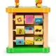 Cub educational din lemn cu tabla Ecotoys HM015473 Cub educational din lemn cu tabla Ecotoys HM015473