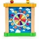 Cub educational din lemn cu tabla Ecotoys HM015473 Cub educational din lemn cu tabla Ecotoys HM015473
