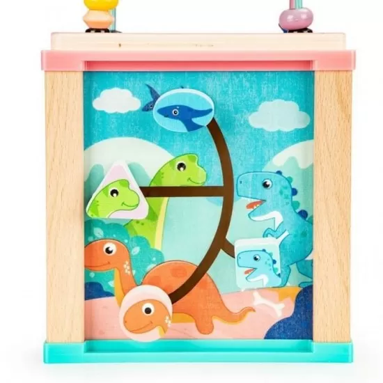 Cub educational din lemn Ecotoys Dino Cub educational din lemn Ecotoys Dino