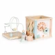 Cub educational din lemn pentru copii Ecotoys Cub educational din lemn pentru copii Ecotoys