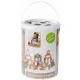 Cuburi din lemn Ecotoys 100 piese