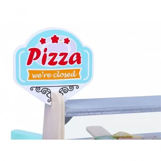 Cuptor pentru pizza din lemn cu accesorii Ecotoys 4366 Cuptor pentru pizza din lemn cu accesorii Ecotoys 4366