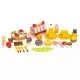 Cutie cu dulciuri si accesorii din lemn, 29 elemente, Ecotoys HC601926 Cutie cu dulciuri si accesorii din lemn, 29 elemente, Ecotoys HC601926