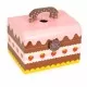 Cutie cu dulciuri si accesorii din lemn, 29 elemente, Ecotoys HC601926 Cutie cu dulciuri si accesorii din lemn, 29 elemente, Ecotoys HC601926