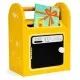 Cutie pentru scrisori din lemn pentru copii Ecotoys 2623 Cutie pentru scrisori din lemn pentru copii Ecotoys 2623